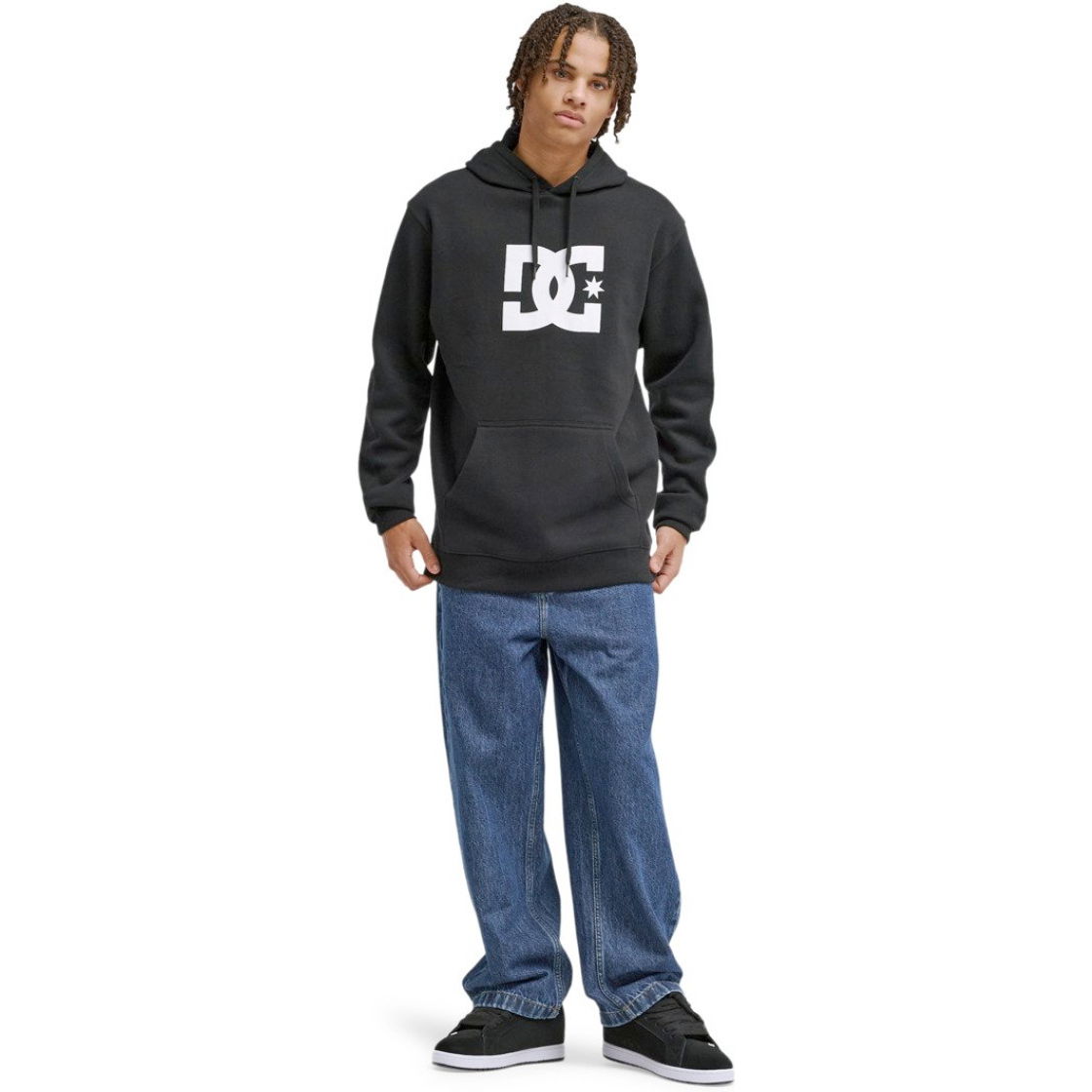 2026 DC Shoes Mens DC Star Hoodie EDYSF03261 - Black
